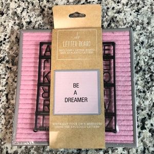 • Pink Letter Board •